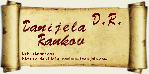 Danijela Rankov vizit kartica